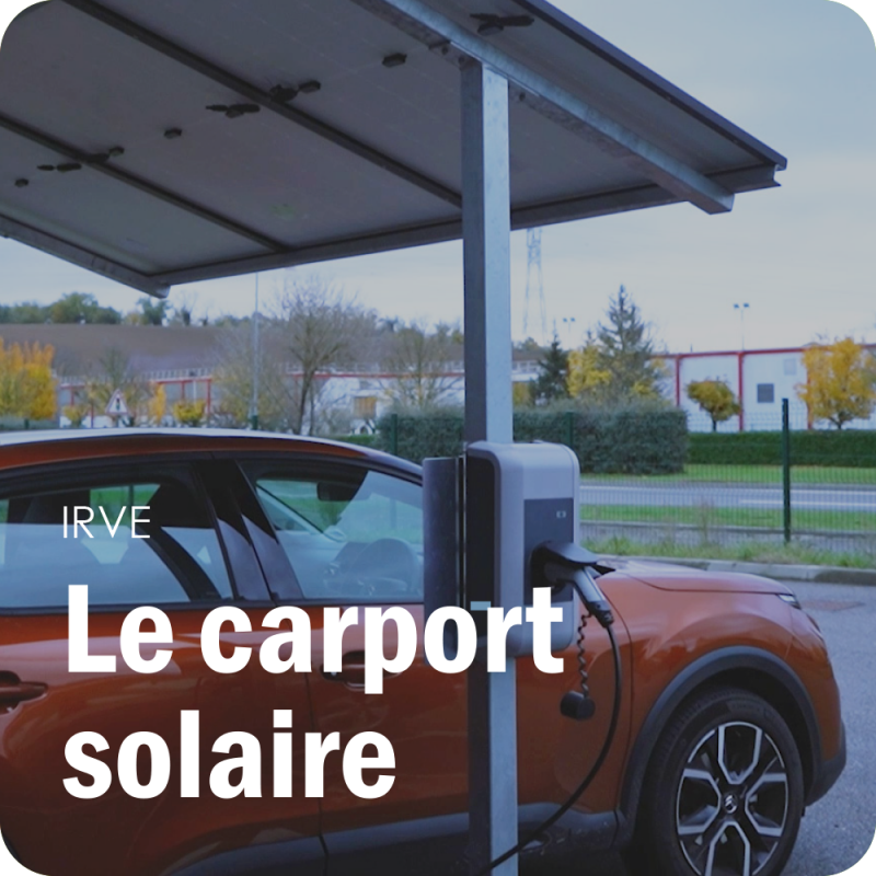 Le carport solaire pour une recharge plus verte