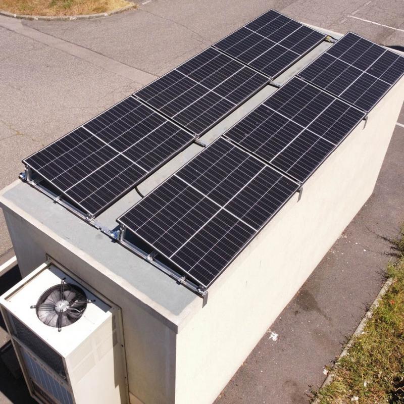 solution photovoltaïque modulaire à installer sur les locaux techniques