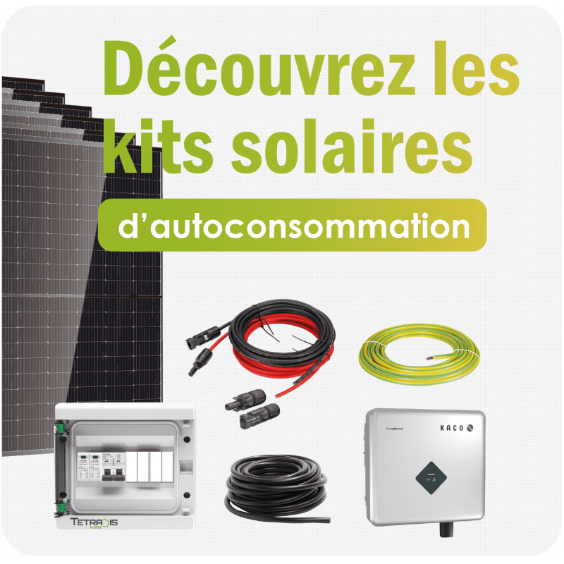 Kits solaires photovoltaïque TETRADIS 3, 6 et 9 kWc