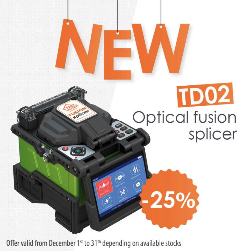 TD02 optical fusion splicer